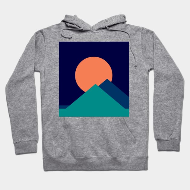 Sun over mountains Hoodie by RENAN1989